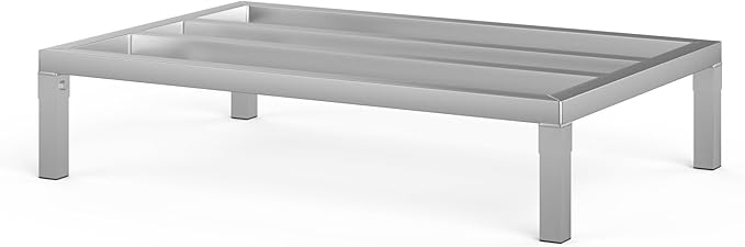 24 in X 36 in. Aquarium Stand | Industrial Style Aluminum Fish Tank Base with Open Frame Design