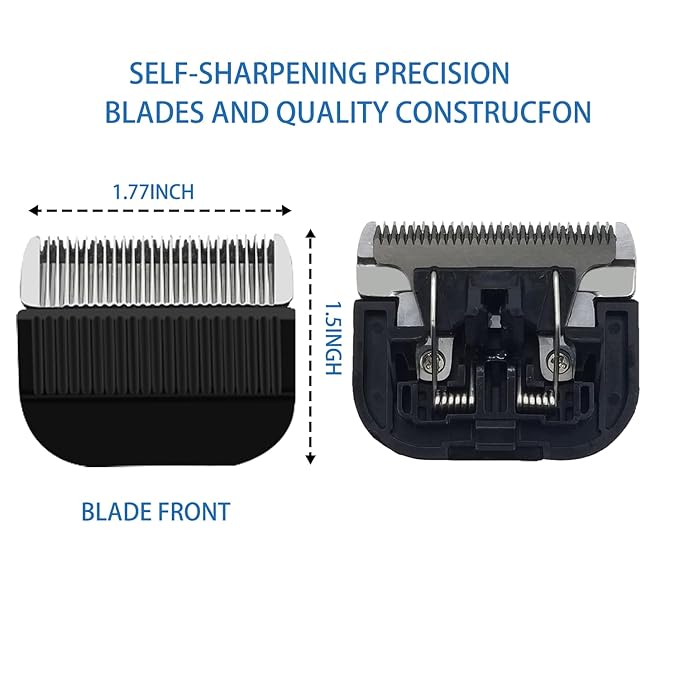 2 Pcs Hair clipper Detachable Replacement Blades, Compatible with wahls Models 6275LP/9179/9590/9590/9591/9639/96459649LP/9655/79434/79434/79003/79005-MODEL 216779005-MODEL 2167767 Hair Clippers