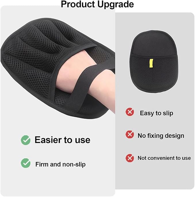 2025 New Upgraded Electrostatic Pet Hair Removal Gloves - Reusable Cat Hair Remover & Dog Hair Removal Mitt with Elastic Cuff & Finger Loops for Furniture, Bedding, Car (1pcs)