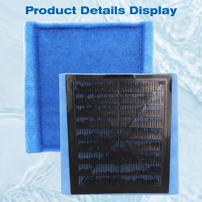 12 Pack Aquarium Filter Cartridges for Aqua-Tech 30-60/20-40 Gallon Fish Tank Power Filter Replacement, EZ-Change #3 Fish Filter Cartridge