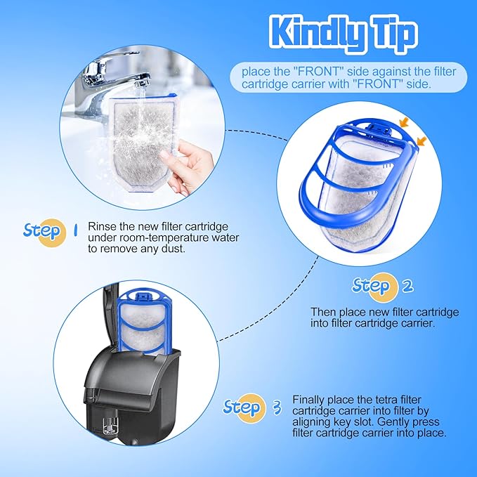 15 Pack Carbon Filter Large Compatible with Tetra Whisper EX30/EX45/EX70 Filters, Replacement Filter Cartridges Compatible with Whisper EX30/EX45/EX70 Filters