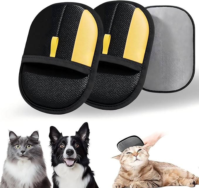 2025 New Pet Hair Removal Glove for Cats & Dogs, Pet Hair Remover Glove (2PCS)