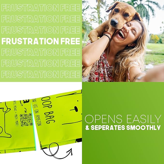 100% Certified Home Compostable Dog Poop Bags with Handles - 10% to Charity - ASTM D6400 & EN 13432 Compliant Large Poop Bags - 120 Bags - Large Pantry Roll of Plant Based Compostable Poop Bags