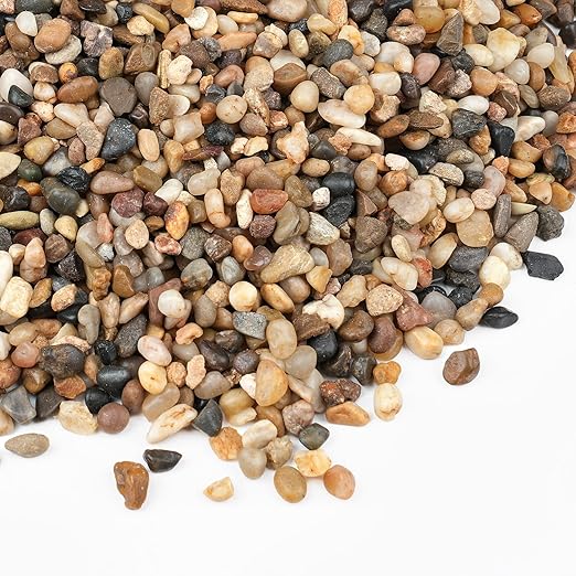 2.5 lbs Small Rocks for Plants, 1/5 Inch Gravel for Plants Drainage, Decorative Potting Pebbles for Indoor Plants, Vases, Bamboo, Succulent, Terrarium, Crafts, Cactus